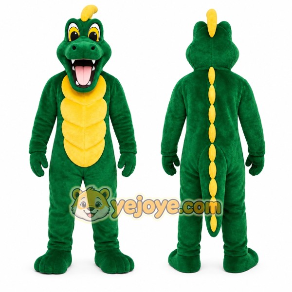 Green Alligator Mascot Costume for Events and Promotions