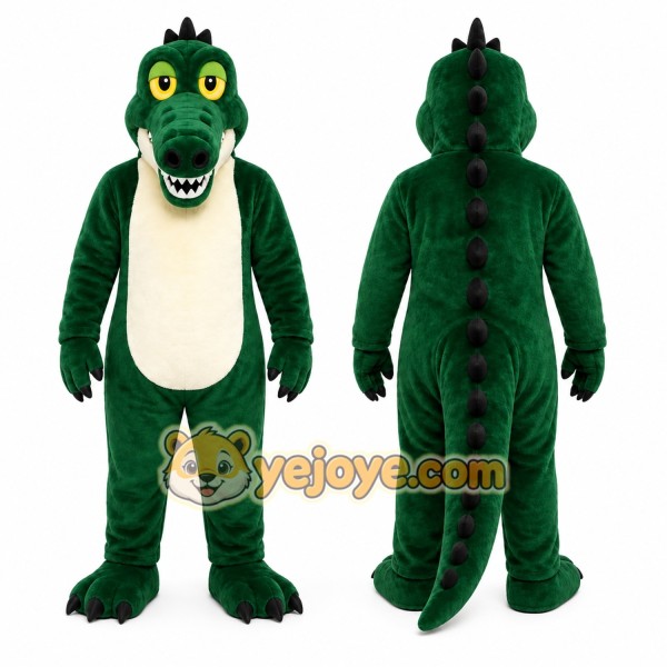 Green Crocodile Mascot Costume for Events and Promotions