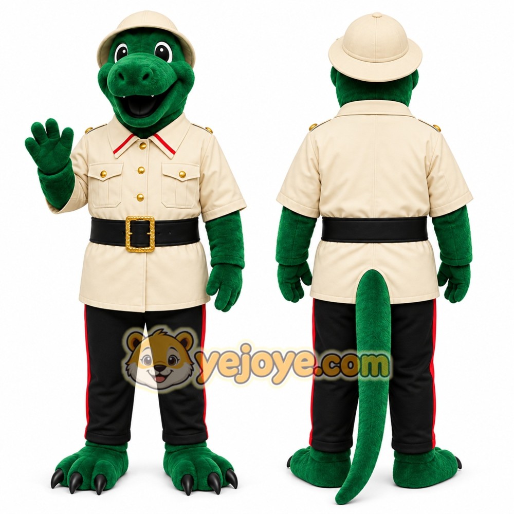 Green Lizard Mascot Costume for Events and Promotions Green Lizard Mascot Costume for Events and Promotions