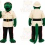 Green Lizard Mascot Costume for Events and Promotions