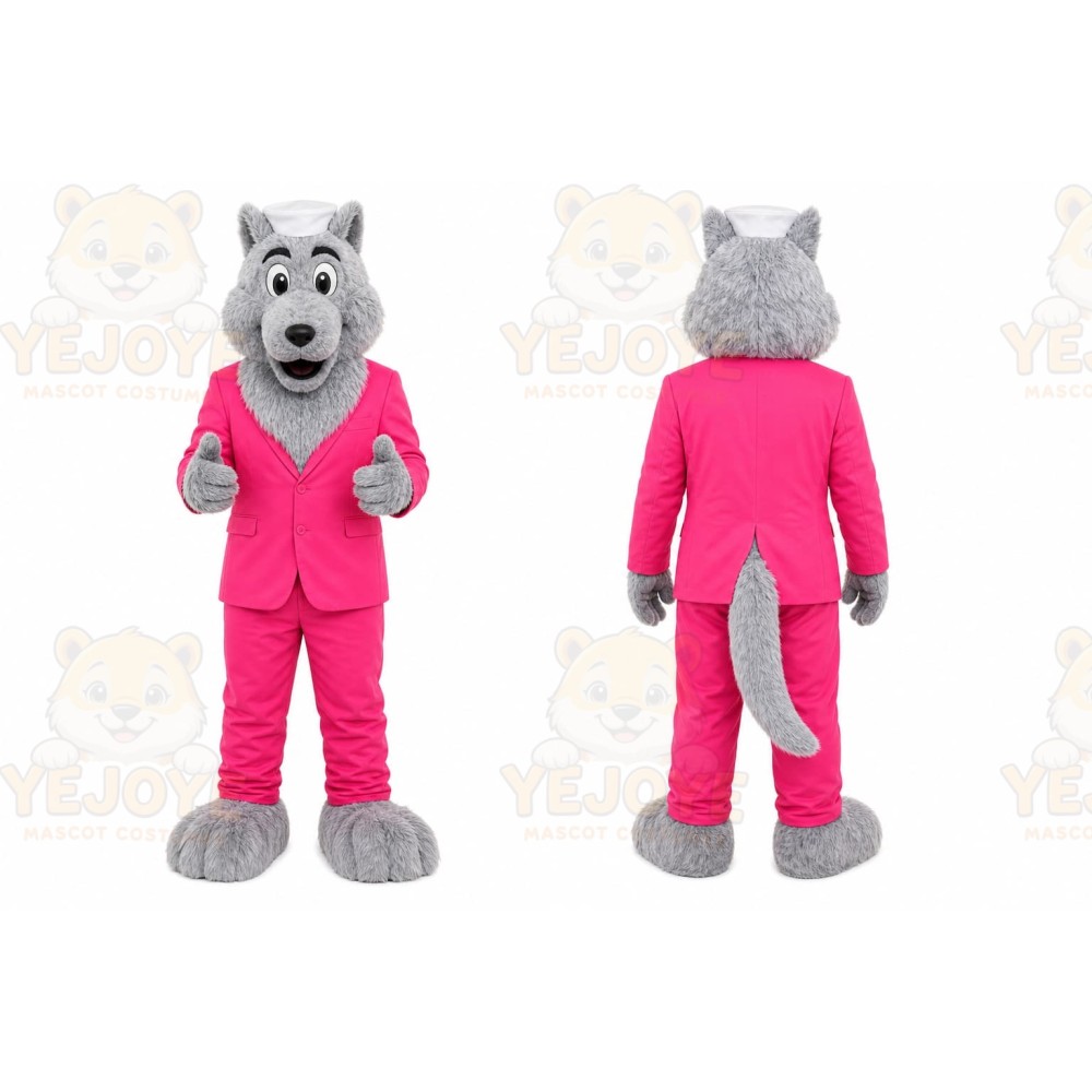Green Wolf Mascot Costume for Children's Events