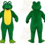 Gray Frog Mascot Costume for Corporate Events