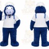 Blue Monster Mascot Costume for Children's Events
