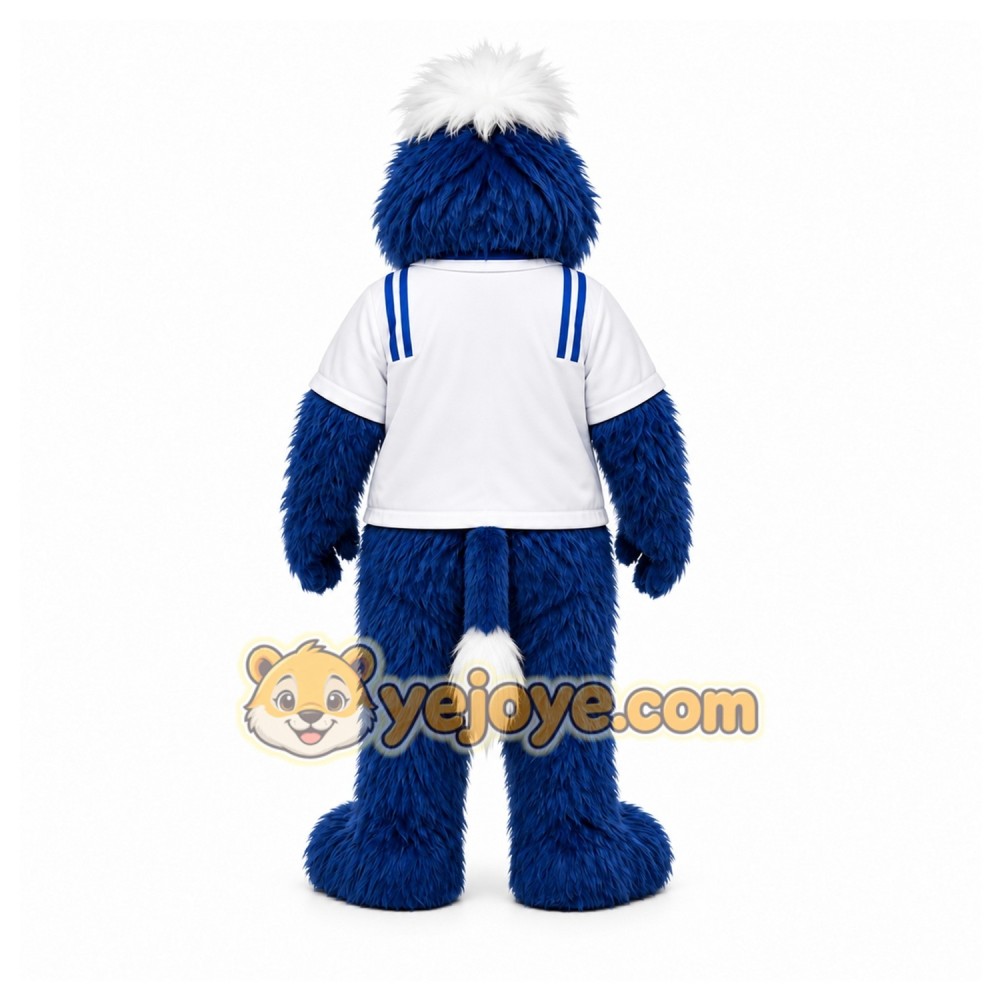 Blue Monster Mascot Costume for Children's Events Blue Monster Mascot Costume for Children's Events