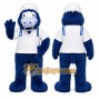 Blue Monster Mascot Costume for Children's Events