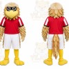 Tan Eagle Mascot Costume for Sports Events