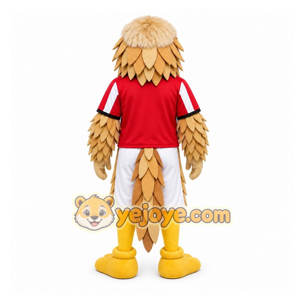 Tan Eagle Mascot Costume for Sports Events Tan Eagle Mascot Costume for Sports Events