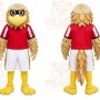 Tan Eagle Mascot Costume for Sports Events