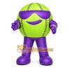 Green Tennis Ball Mascot Costume for Sports Events