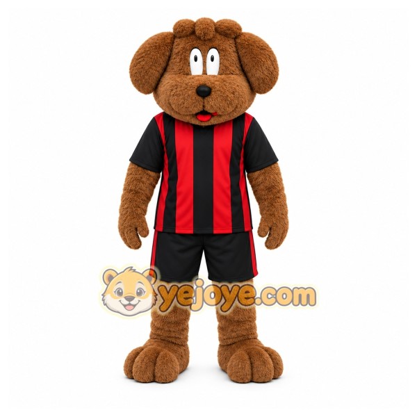 Brown Dog Mascot Costume for Sports Events Brown Dog Mascot Costume for Sports Events