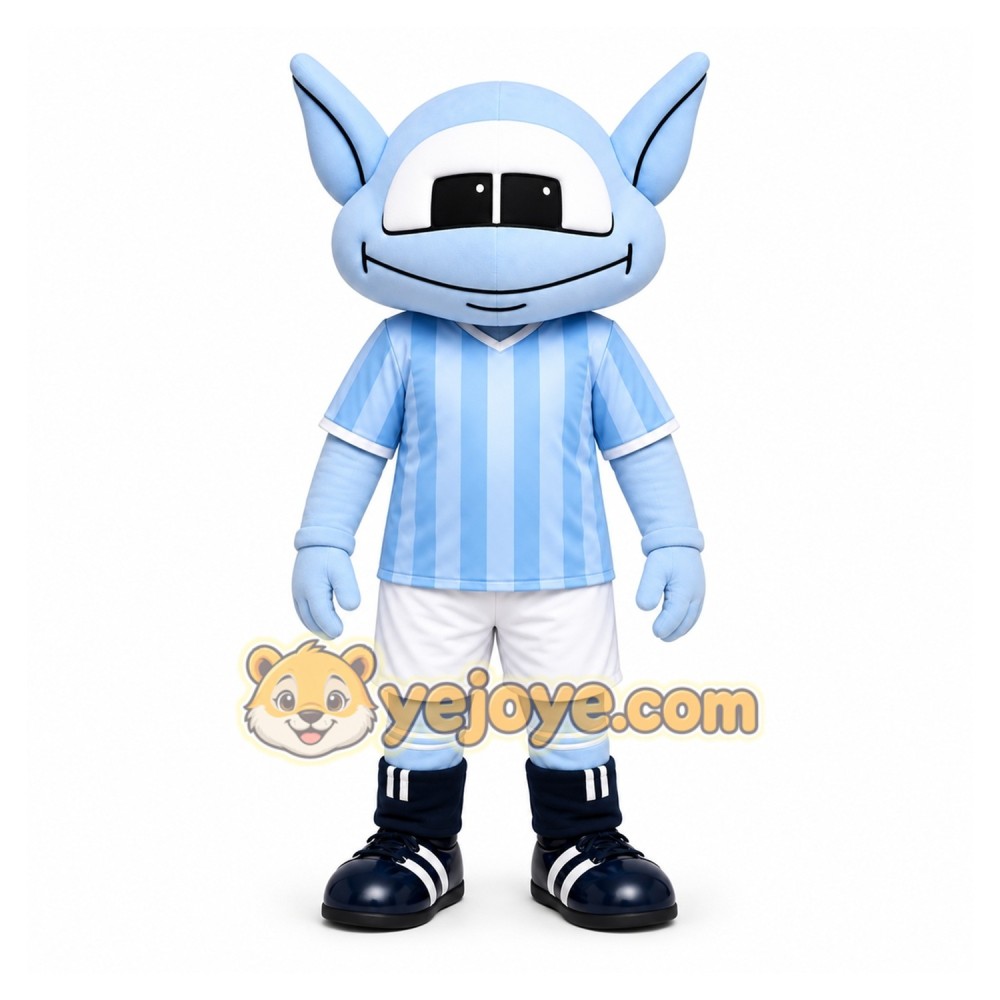 Blue Alien Mascot Costume for Sports Events Blue Alien Mascot Costume for Sports Events