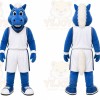 Blue Horse Mascot Costume for Sports Events