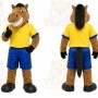 Brown Horse Mascot Costume for Sports Events