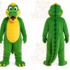 Green Alligator Mascot Costume for Children's Events