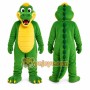 Green Alligator Mascot Costume for Children's Events