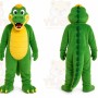 Green Alligator Mascot Costume for Children's Events