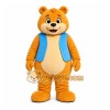 Orange Bear Mascot Costume for Children's Events Orange Bear Mascot Costume for Children's Events