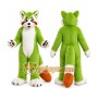 Green Fox Mascot Costume for Children's Events