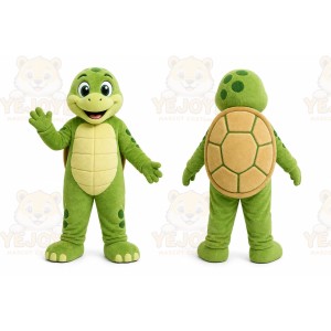 Green Turtle Mascot Costume for Children's Events