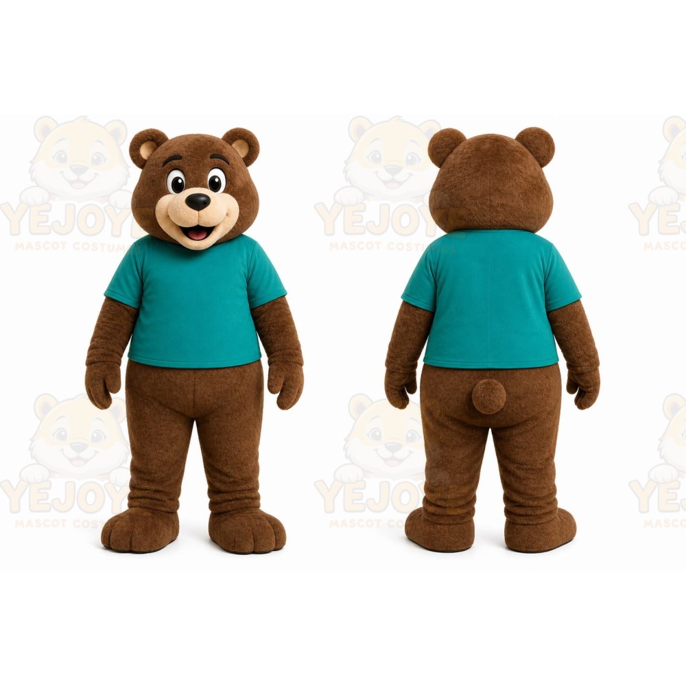Brown Bear Mascot Costume for Children's Events