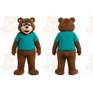 Brown Bear Mascot Costume for Children's Events