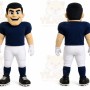 Blue Human Athlete Mascot Costume for Sports Events
