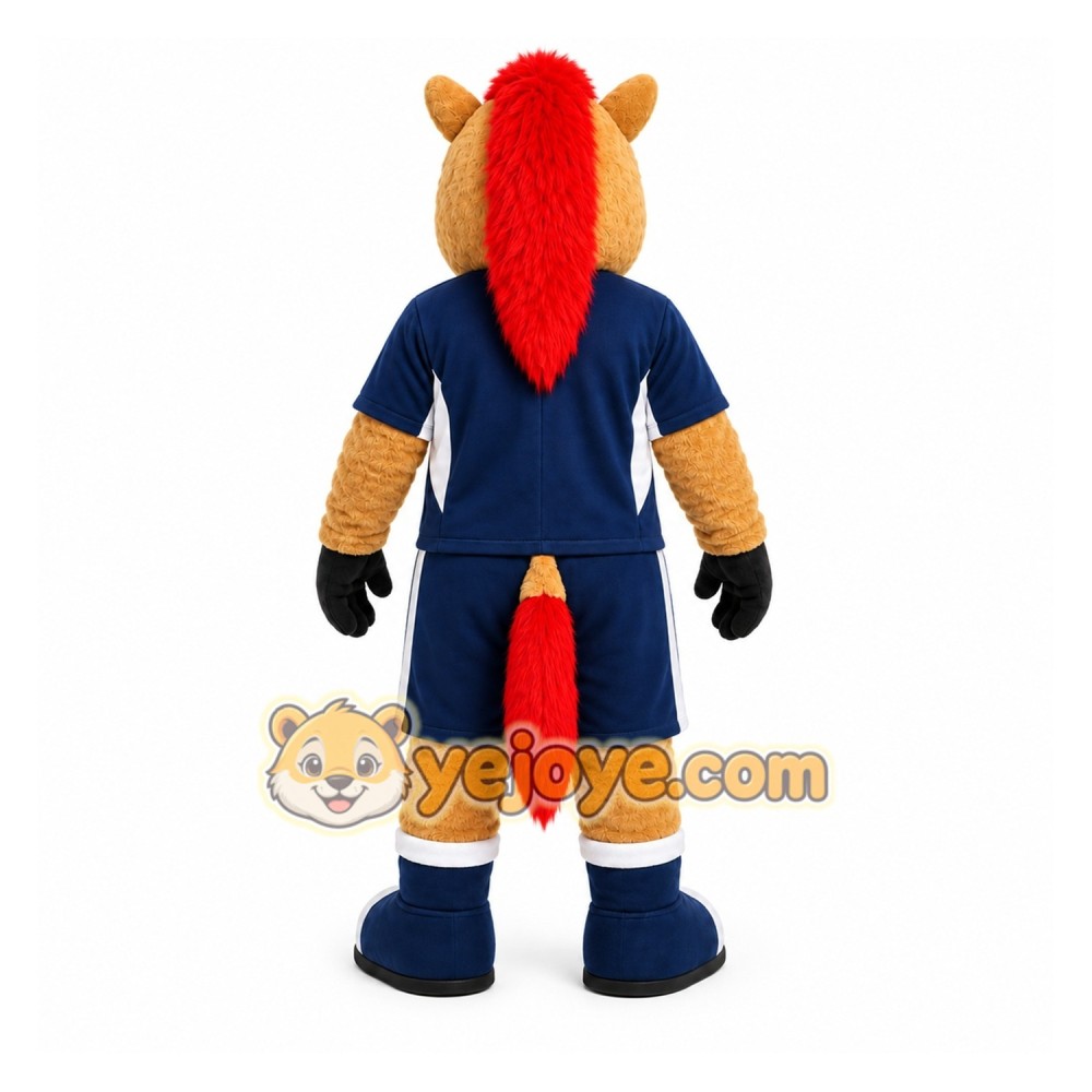 Brown Horse Mascot Costume for Sports Events Brown Horse Mascot Costume for Sports Events