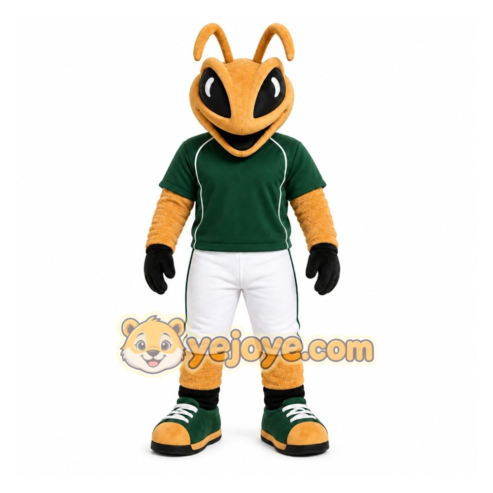 Green Insect Mascot Costume for Events and Promotions