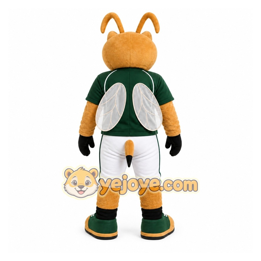 Green Insect Mascot Costume for Events and Promotions