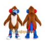 Brown Bird Mascot Costume for Children's Events