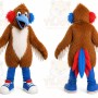 Brown Bird Mascot Costume for Children's Events