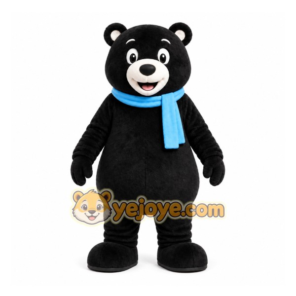 Black Bear Mascot Costume for Children's Events