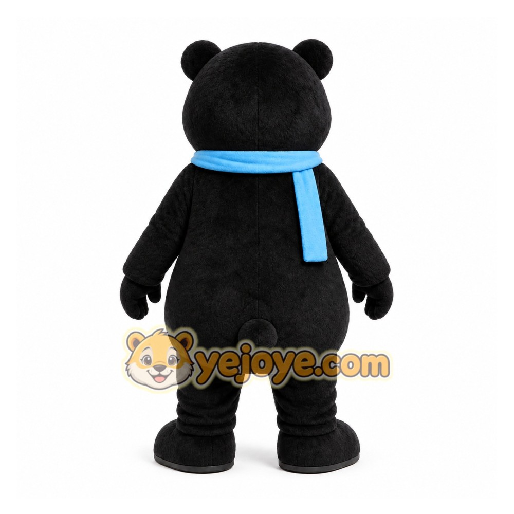 Black Bear Mascot Costume for Children's Events Black Bear Mascot Costume for Children's Events