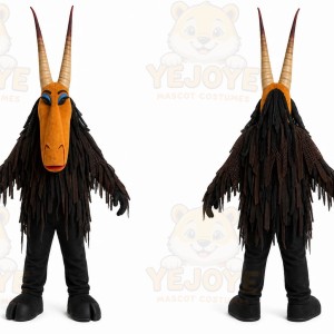 Black Antelope Mascot Costume for Events and Promotions