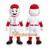 White Baseball Mascot Costume for Sports Events White Baseball Mascot Costume for Sports Events