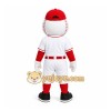 White Baseball Mascot Costume for Sports Events White Baseball Mascot Costume for Sports Events