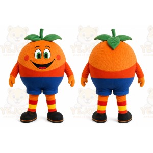 Orange Fruit Mascot Costume for Events and Promotions