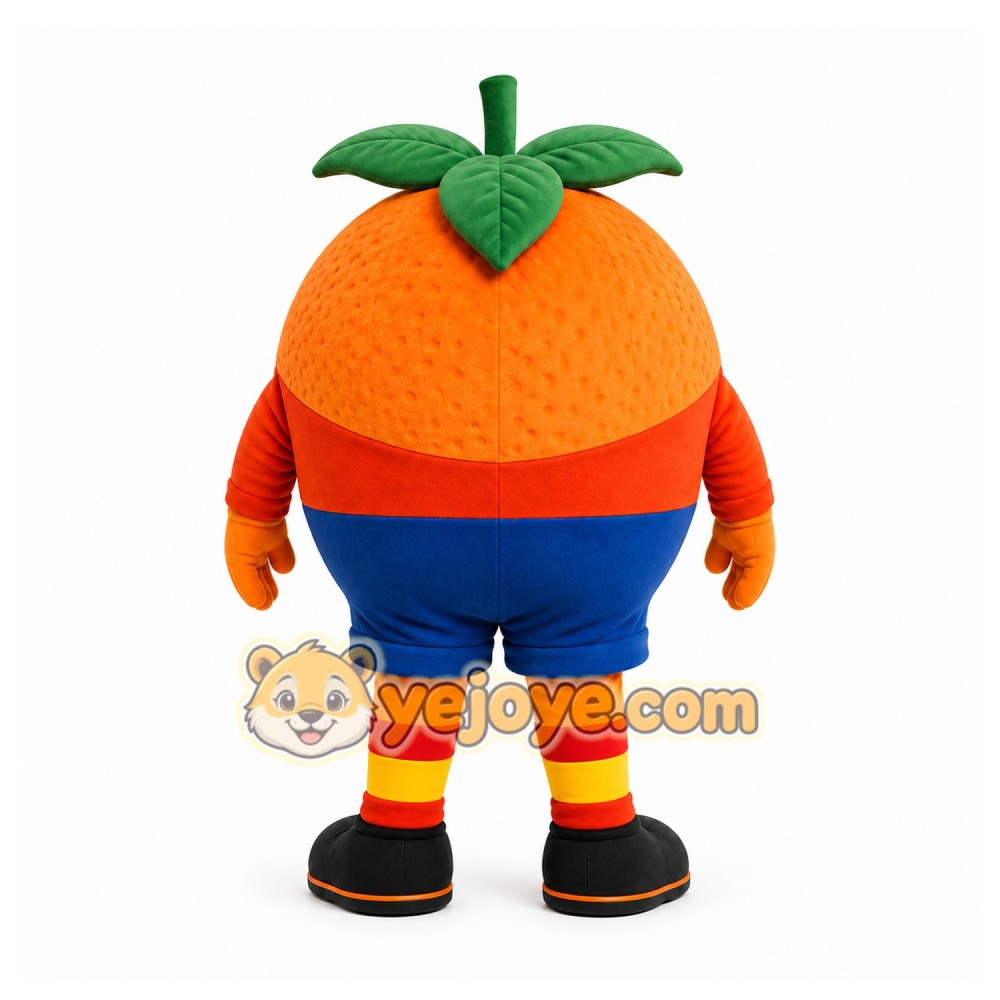 Orange Fruit Mascot Costume for Events and Promotions Orange Fruit Mascot Costume for Events and Promotions