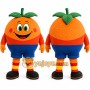 Orange Fruit Mascot Costume for Events and Promotions