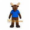 Brown Moose Mascot Costume for School Events Brown Moose Mascot Costume for School Events