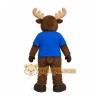Brown Moose Mascot Costume for School Events Brown Moose Mascot Costume for School Events
