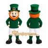 Green Leprechaun Mascot Costume for Holiday Events