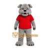 Gray Bulldog Mascot Costume for Sports Events Gray Bulldog Mascot Costume for Sports Events