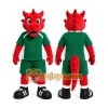 Red Dragon Mascot Costume for Sports Events