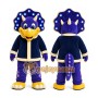 Blue Triceratops Dinosaur Mascot Costume for Children's Events