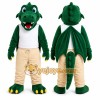 Green Dragon Mascot Costume for Children's Events