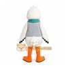 White Seagull Mascot Costume for Restaurant Promotions White Seagull Mascot Costume for Restaurant Promotions