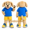 Beige Dog Mascot Costume for Events and Promotions Beige Dog Mascot Costume for Events and Promotions