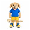 Beige Dog Mascot Costume for Events and Promotions Beige Dog Mascot Costume for Events and Promotions