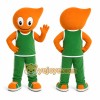 Orange Abstract Character Mascot Costume for Events and Promotions Orange Abstract Character Mascot Costume for Events and Promotions